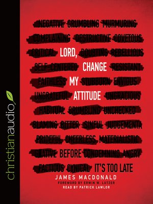Lord, Change My Attitude - Audiobook
